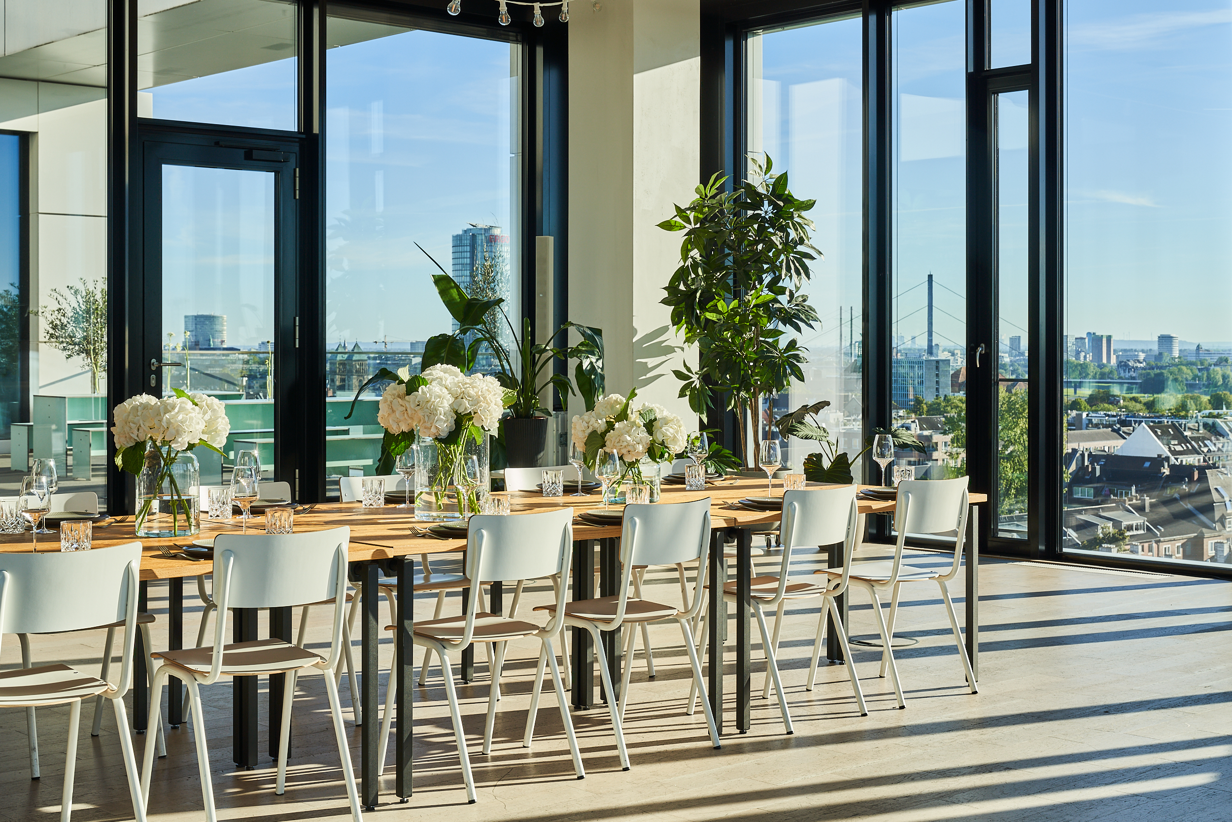 Wohnzimmer & Entree im Forty Four Düsseldorf